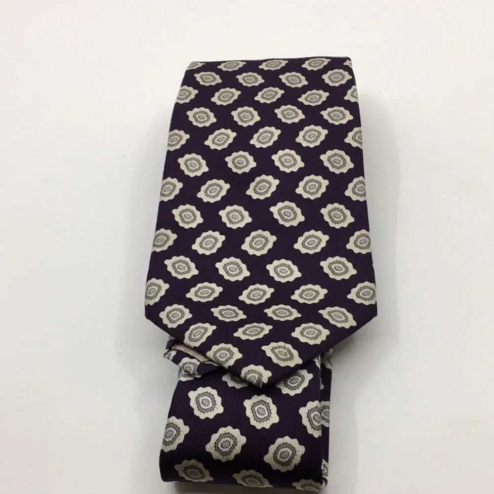 Vintage Christian Dior Silk Paisley Tie Made in USA w/ Silk Fabric from France